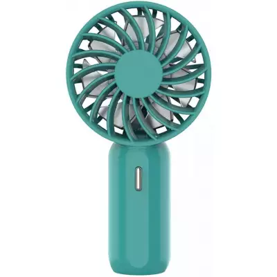 Pocket mini ventilateur à main pour les déplacements - puissance réglable à 3 niveaux avec accu - Vert foncé