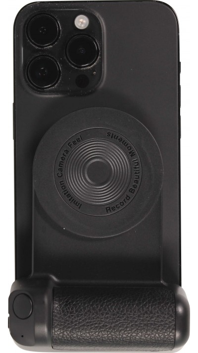 Poignée de caméra porte photo MagSafe iPhone avec déclencheur Bluetooth - Noir