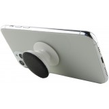 Pop Socket 3D Paillettes - Support de doigt interchangeable pour Smartphone / Tablettes - Noir
