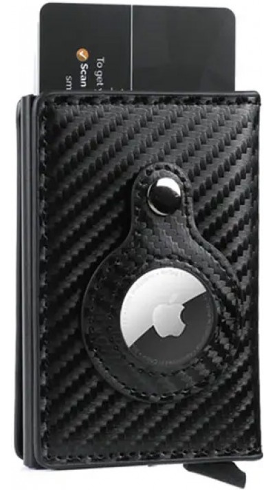 Porte-cartes Avec Poche Intégrée Pour AirTag, Pour Étui AirTag Et Porte- cartes Magnétique, Pour La Série IPhone 12/13 (noir) - Temu Belgium