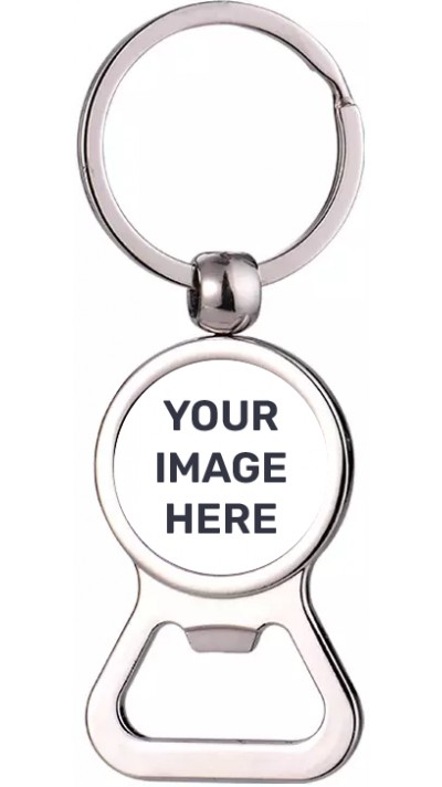 Porte-clés avec décapsuleur personnalisé / sur mesure avec photo