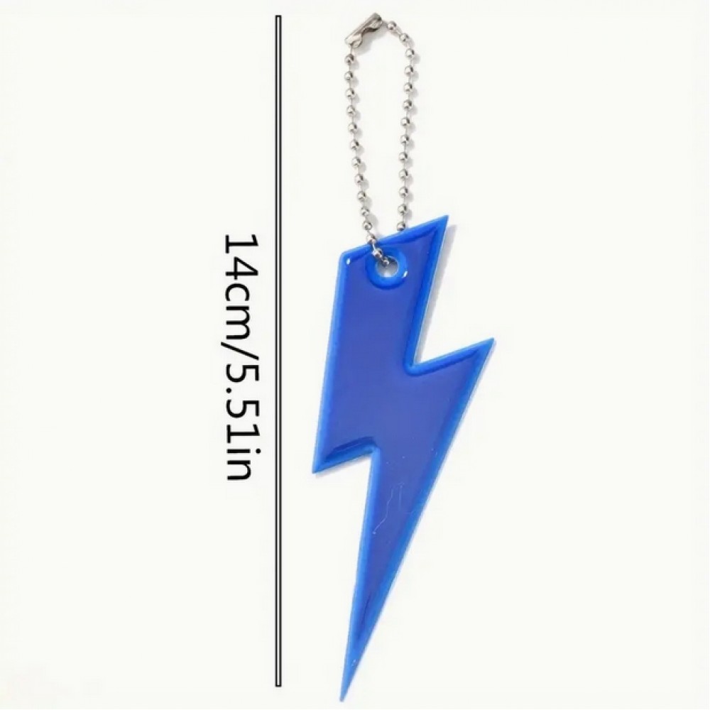 Porte-cl&eacute;s de s&eacute;curit&eacute; r&eacute;fl&eacute;chissant pour enfants - pendentif pour sac d'&eacute;cole - Jaune