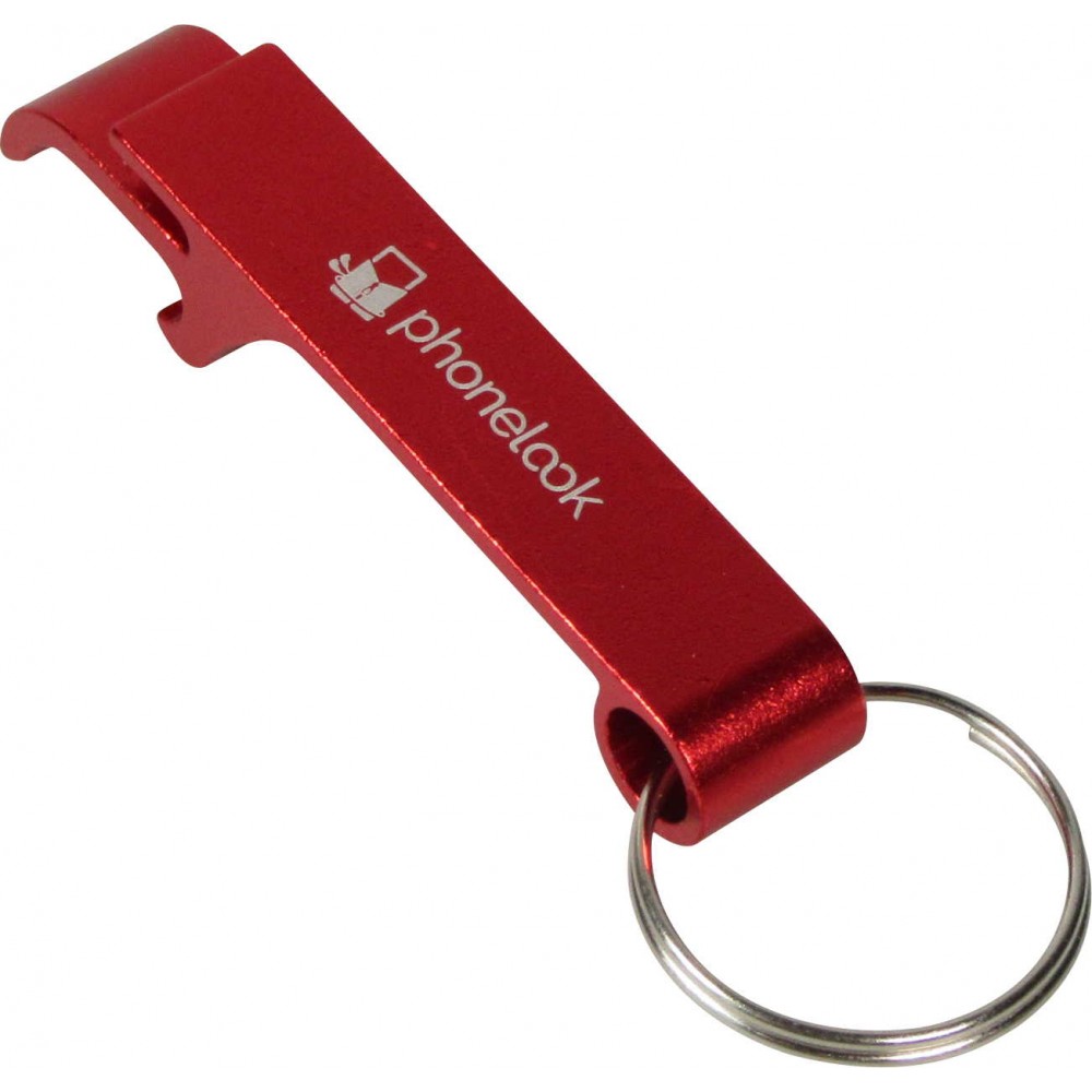 Porte-clés décapsuleur PhoneLook - Rouge