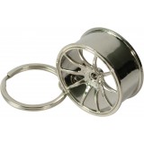 Porte-clés jantes de haute qualité Metal Sport Turbo Drift Key-chain Car Wheel - Argent