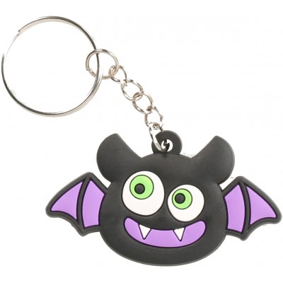 Porte-clés universel amusant pour Halloween chauve-souris