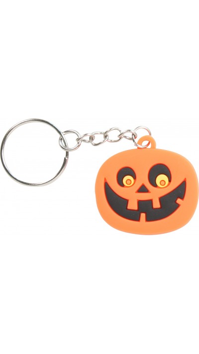 Porte-clés universel amusant pour Halloween courge effrayante