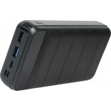 Power Bank External Battery BLM-S30 50000mAh LED Display + Doppel USB PhoneLook - Schwarz