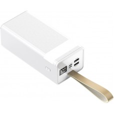 Power Bank Luxurieux 50000mAh Chargement rapide PD 22W LED Ultra Capacité - Blanc