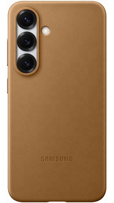 Coque Samsung Galaxy S25 - Premium en cuir vegan Backcover KindSuit - Or