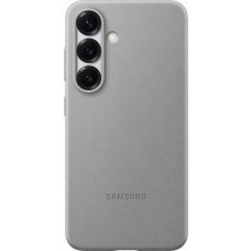 Galaxy S25 Case Hülle - Premium Vegan-Leder Backcover KindSuit - Grau