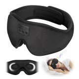 Masque de sommeil premium Bluetooth serre-tête avec haut-parleurs de musique intégrés - Noir