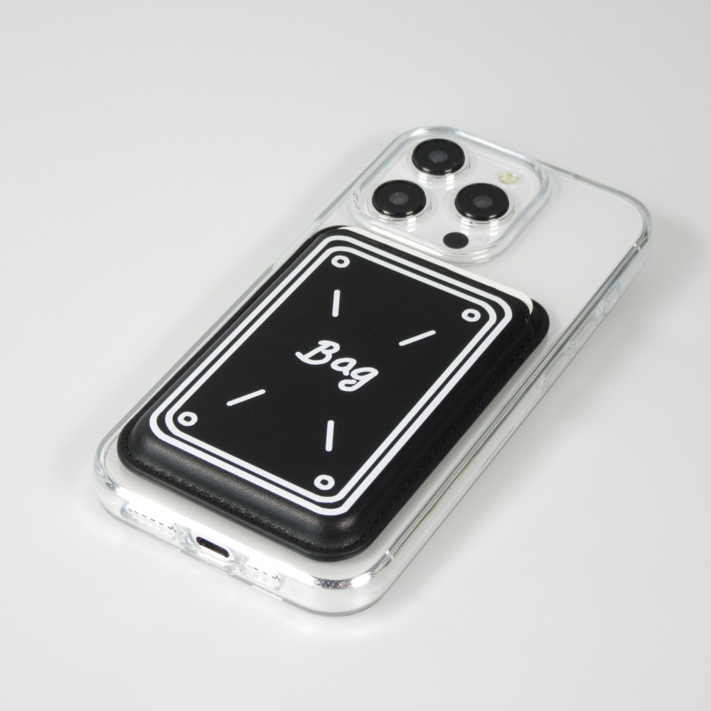 Premium porte-cartes magnétique avec aimants forts - Compatible avec Apple MagSafe  - Design nr 13