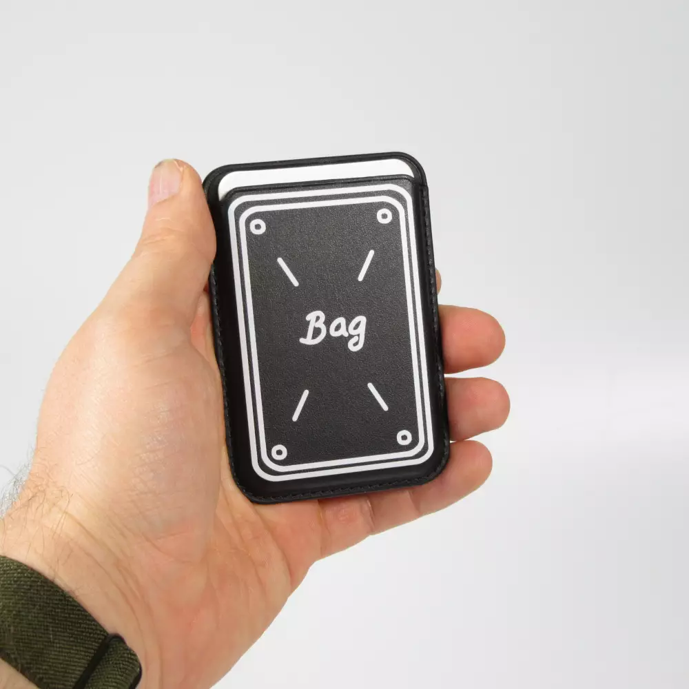 Porte-cartes premium magnétique avec aimants forts - Compatible avec Apple MagSafe  - Design nr 14