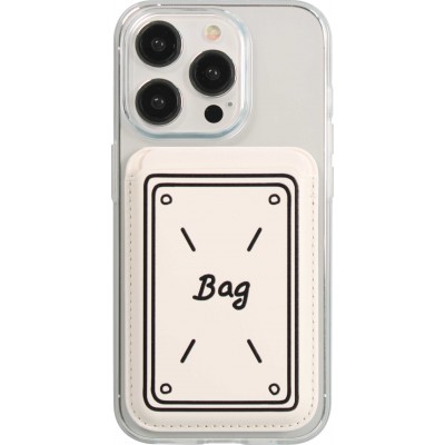 Porte-cartes premium magnétique avec aimants forts - Compatible avec Apple MagSafe  - Design nr 15