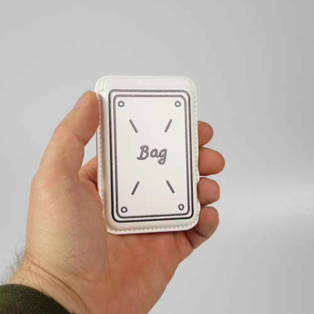 Porte-cartes premium magnétique avec aimants forts - Compatible avec Apple MagSafe  - Design nr 15
