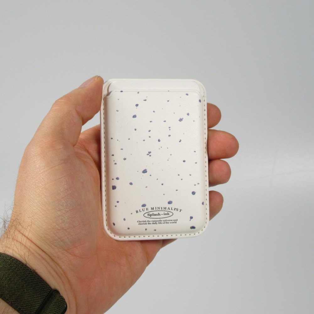 Porte-cartes premium magnétique avec aimants forts - Compatible avec Apple MagSafe  - Design nr 5