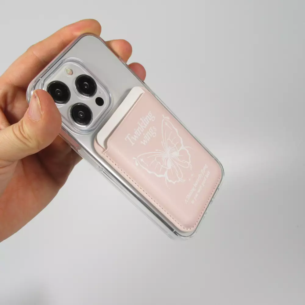 Porte-cartes premium magnétique avec aimants forts - Compatible avec Apple MagSafe  - Design nr 6