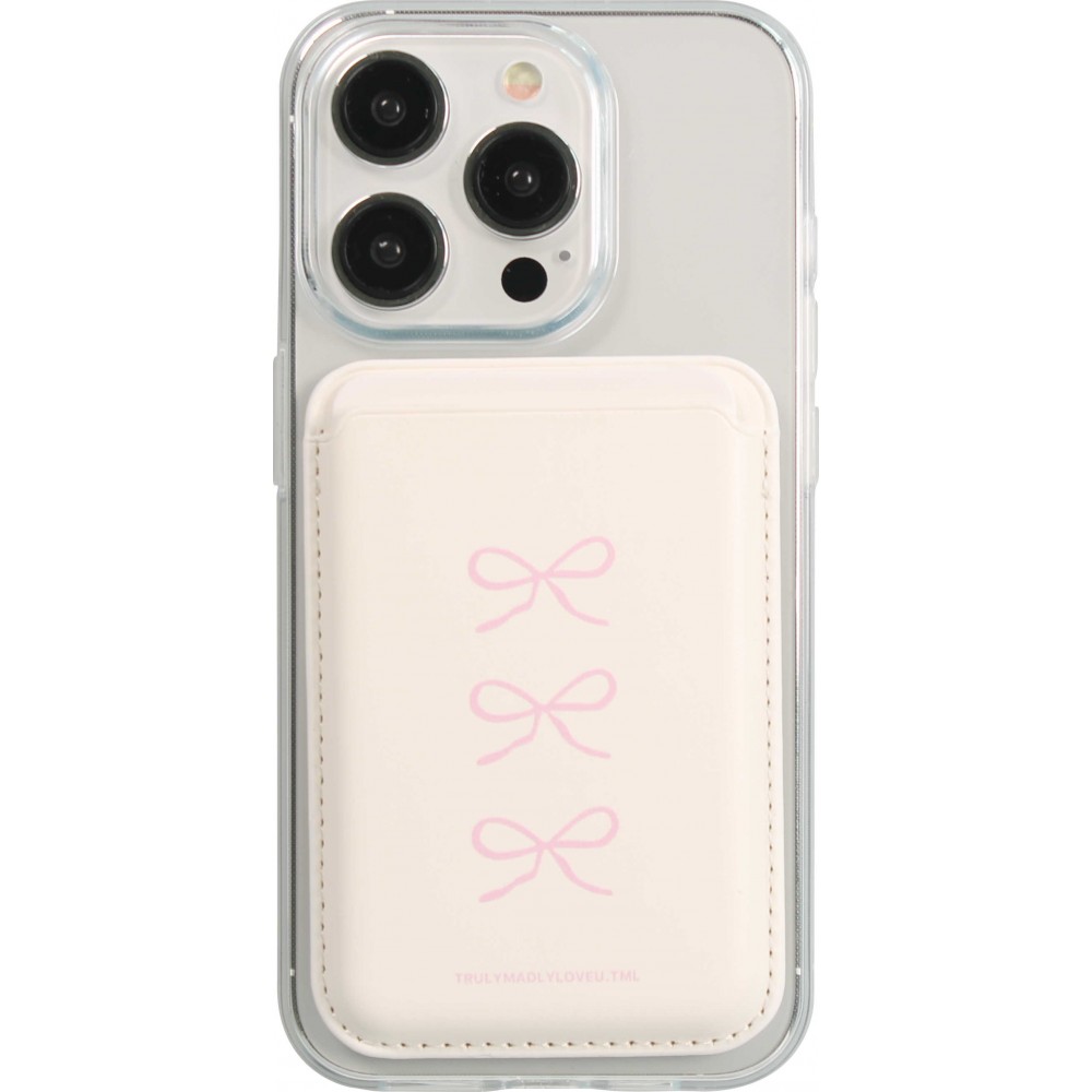Porte-cartes premium magnétique avec aimants forts - Compatible avec Apple MagSafe  - Design nr 8