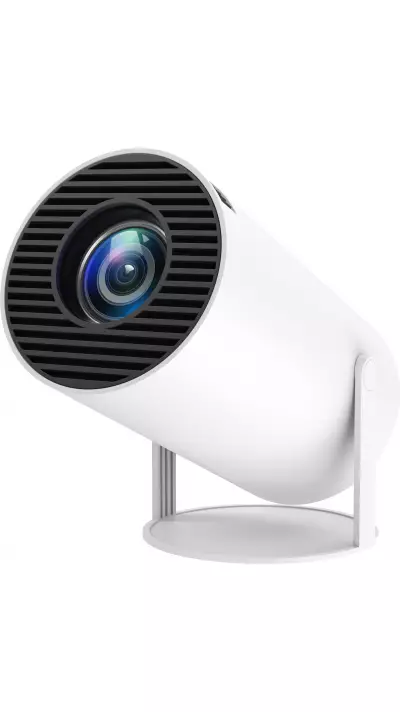 Projecteur HY300 Pro LED Smart Home Theater HD Android interface - Beamer HDMI + USB + Wifi Screen Mirroring - Blanc