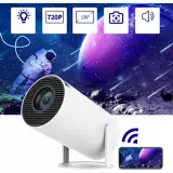 Projecteur HY300 Pro LED Smart Home Theater HD Android interface - Beamer HDMI + USB + Wifi Screen Mirroring - Blanc