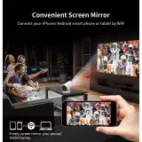 Projecteur HY300 Pro LED Smart Home Theater HD Android interface - Beamer HDMI + USB + Wifi Screen Mirroring - Blanc