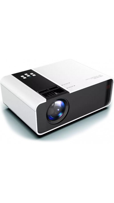 Projecteur LED haute définition FULL HD 1080p Beamer Wifi - Blanc