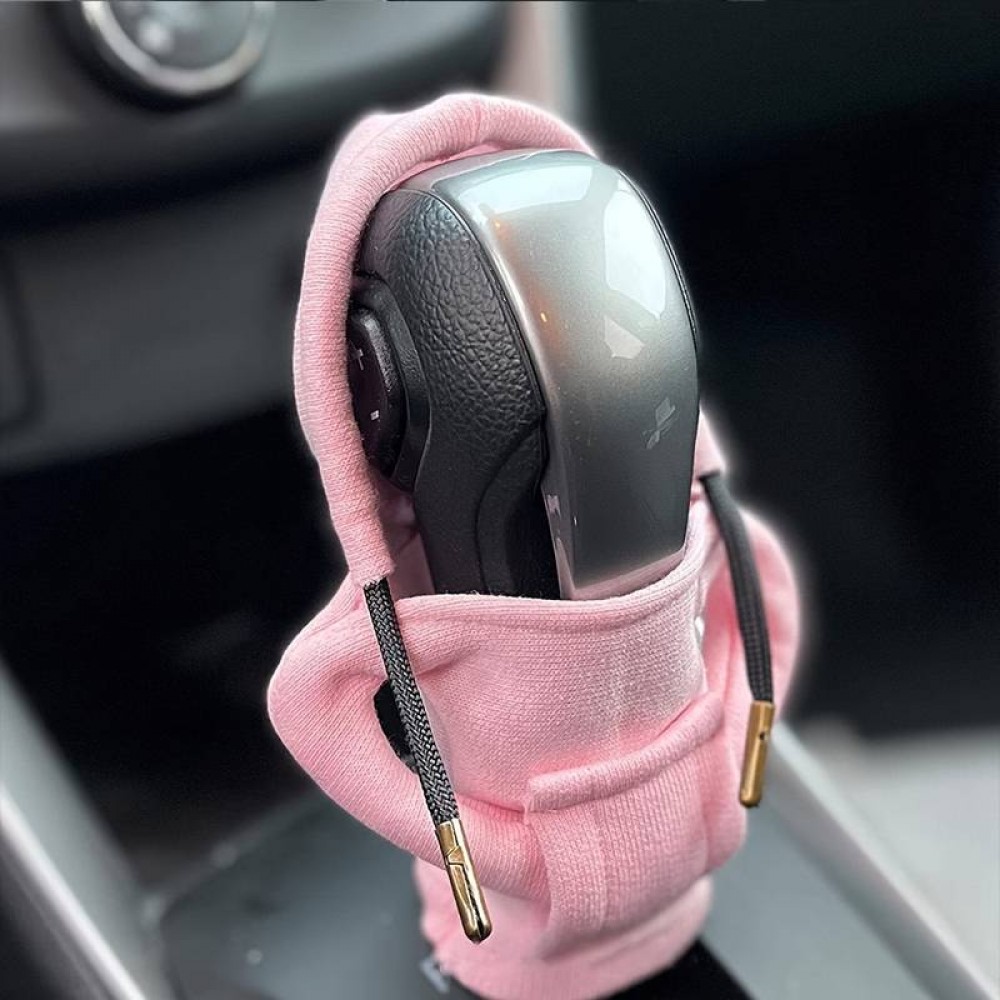 Pull à capuche - jaquette universel et décoratif à la mode pour pommeau de vitesse dans la voiture - Rouge