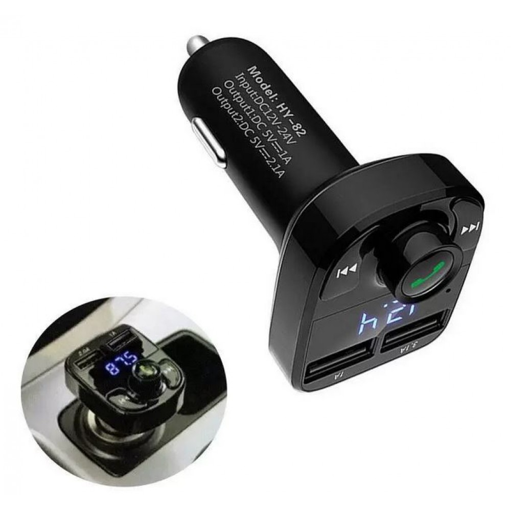 Récepteur Bluetooth X8 - Receiver audio pour voiture MP3 Player avec 3.1  USB Fast Charge - Noir - Acheter sur PhoneLook