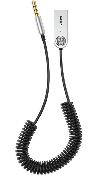 Récepteur audio Bluetooth 5.0 Baseus BA01 adaptateur câble AUX jack - Noir