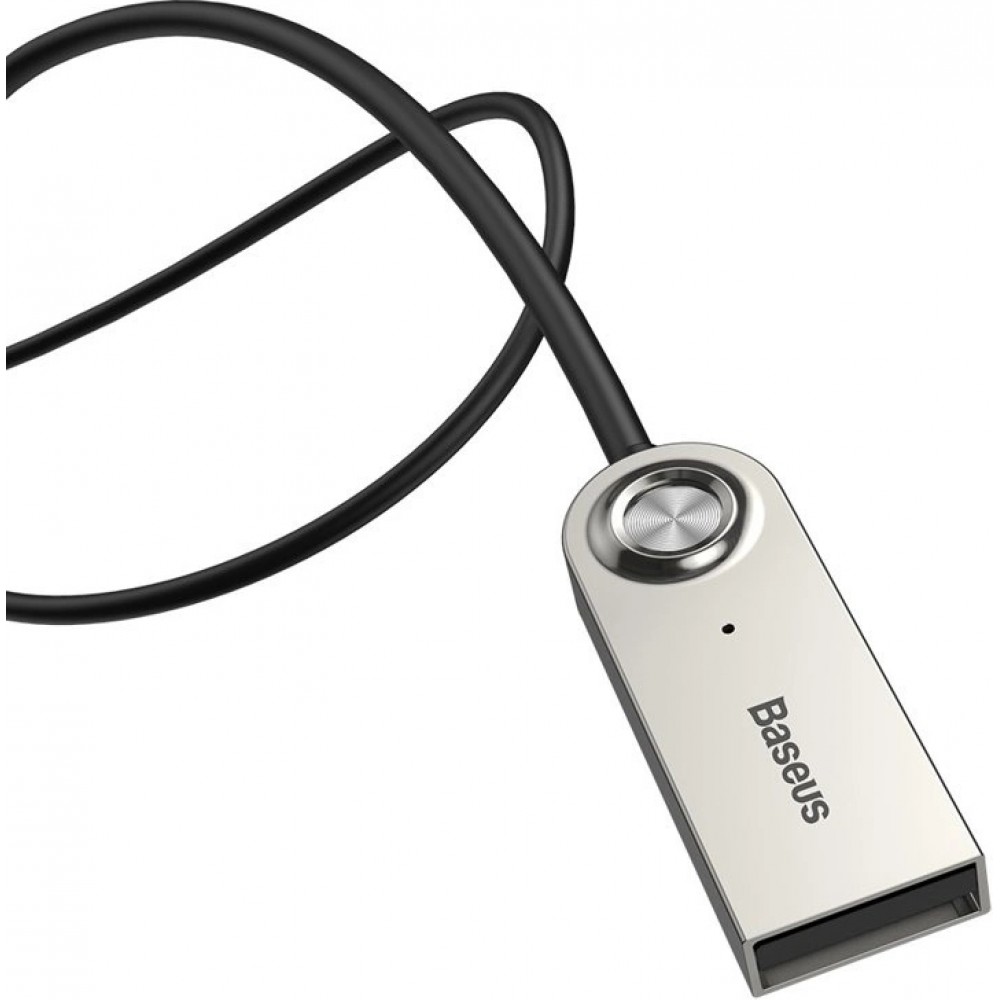 Récepteur audio Bluetooth 5.0 Baseus BA01 adaptateur câble AUX jack - Noir