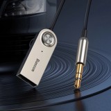 Récepteur audio Bluetooth 5.0 Baseus BA01 adaptateur câble AUX jack - Noir