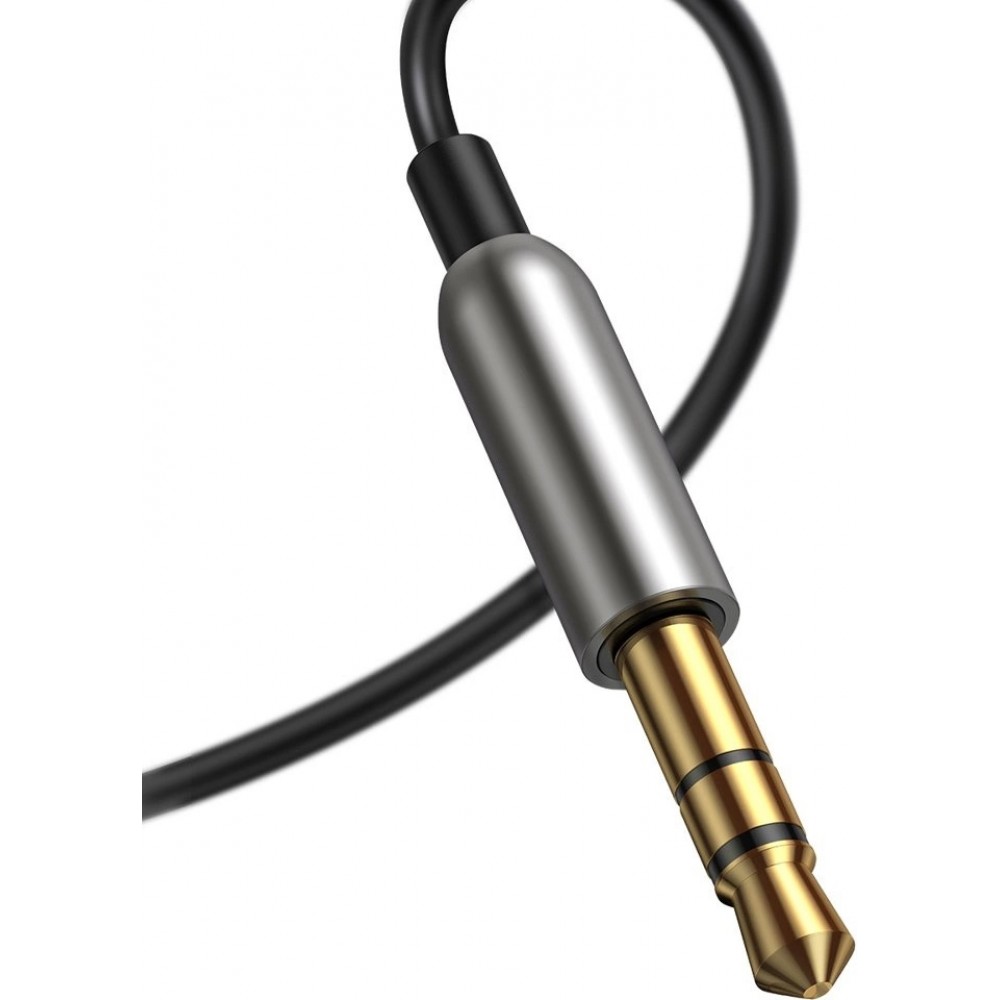 Récepteur audio Bluetooth 5.0 Baseus BA01 adaptateur câble AUX jack - Noir