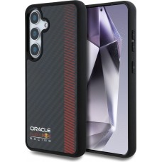 Galaxy S25 Case Hülle - Red Bull Racing Carbon Powerbar MagSafe - Schwarz