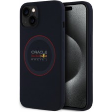 iPhone 13 Case Hülle - Red Bull Racing MagSafe Silikonhülle mit rotem Ring - Marineblau