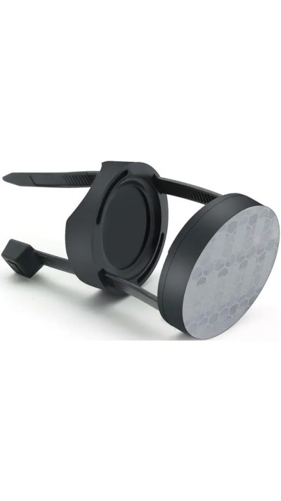 Réflecteur pour vélo lumineux 2 en 1 avec support AirTag intégré - Blanc