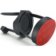 Reflektor für Fahrrad Lichtreflektor 2 in 1 mit integriertem AirTag Halter - Rot