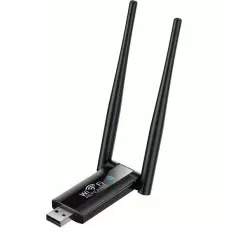 USB Wi-Fi Wireless 2.4G 300Mbps Repeater mit Signalverstärker (300m) Booster - Schwarz