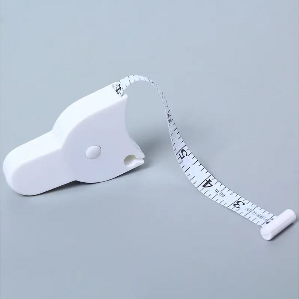 Automatisches Körperumfang Messband - Einfaches Messen von Bauch - Arme - Beine etc. - Weiss