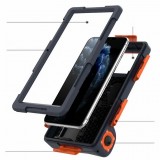 SHELLBOX Coque universelle pour smartphone Etui étanche professionnel 2ème génération (15 mètres) - Noir