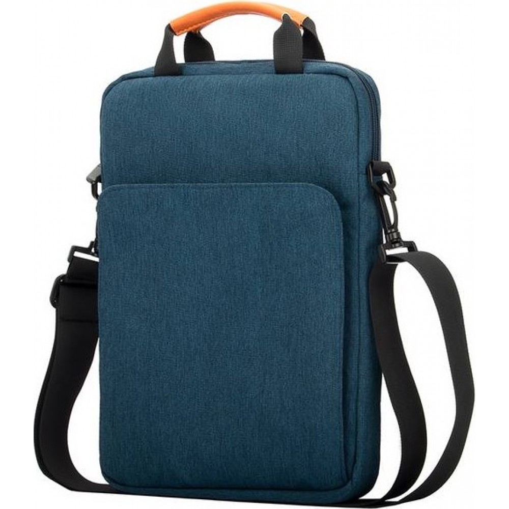 Wasserdichte Umhängetasche Laptoptasche für iPad + Laptop + MaxBook 13 Zoll - Blau