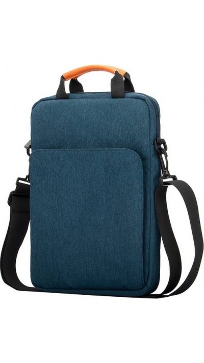 Sac à bandoulière sac à main portable imperméable pour iPad + Laptop + MaxBook 13 pouces - Bleu