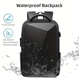 Sac à dos de voyage sportif - volume de rangement extensible de 20 à 35 litres + serrure à combinaison et adaptateur USB - Noir