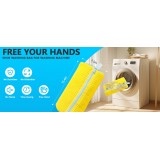 Sac de lavage chaussures en polyester durable avec rembourrage pour baskets et vêtements - Jaune