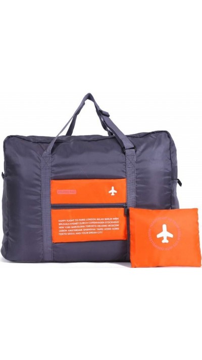 Sac d'appoint de voyage pliable et waterproof 32L de capacité - Orange