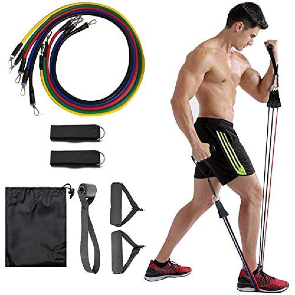 Cordes élastiques de musculation Ensemble de bandes pour sport