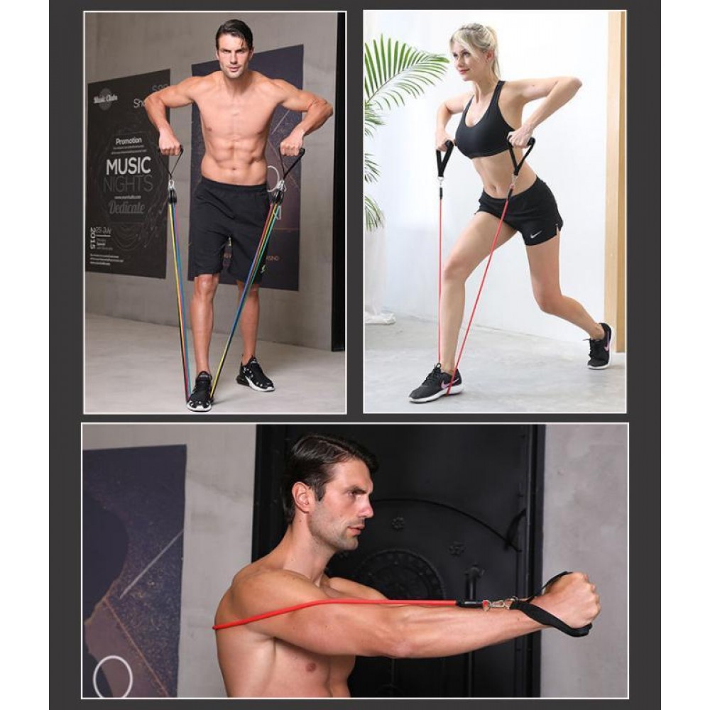 Cordes élastiques de musculation Ensemble de bandes pour sport/fitness  (5Kg-45Kg) - Acheter sur PhoneLook