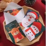 Set de 6 cartes de vœux de Noël mignonnes et chaleureuses Merry Christmas