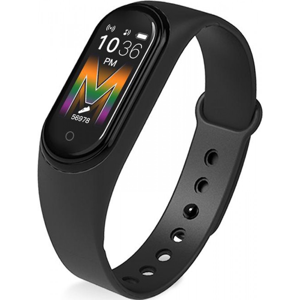 Active Fitness Tracker M5 - Intelligentes Sportarmband Smart Watch Bluetooth - Schwarz