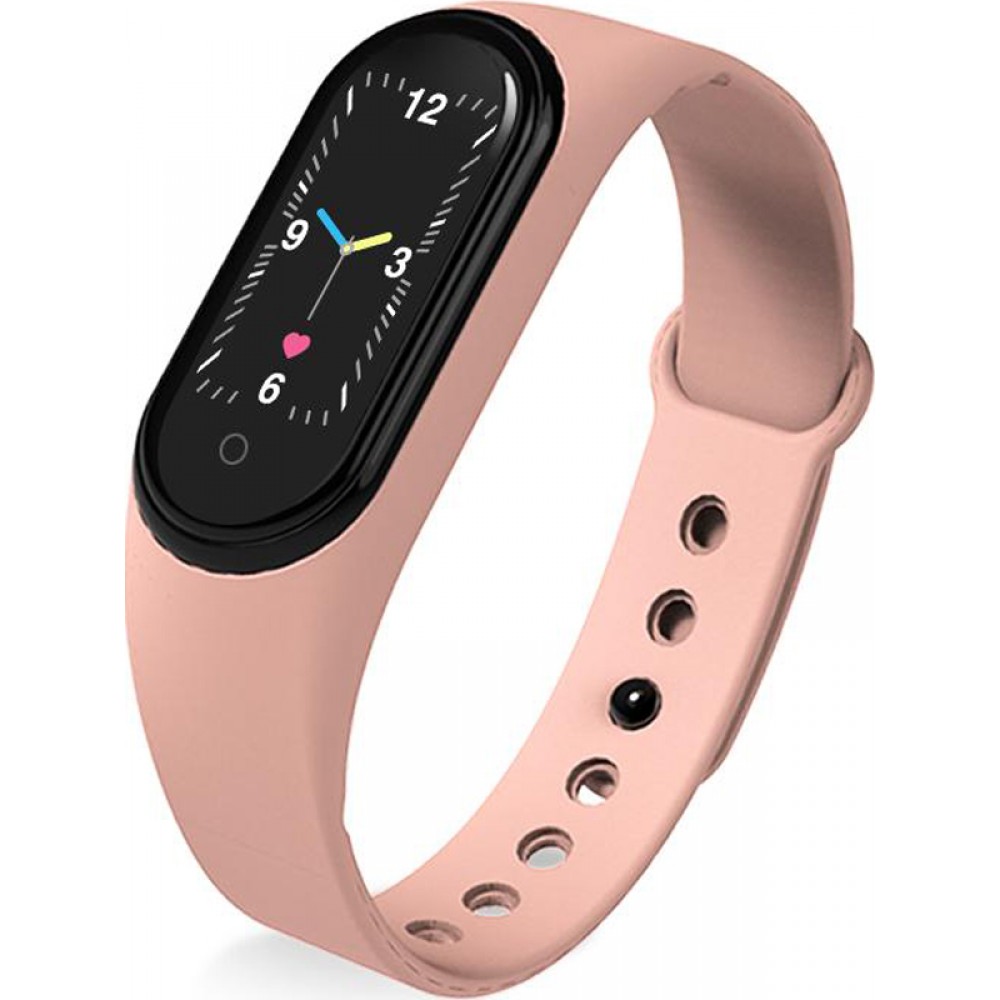 Active Fitness Tracker M5 - Intelligentes Sportarmband Smart Watch Bluetooth - Rosa