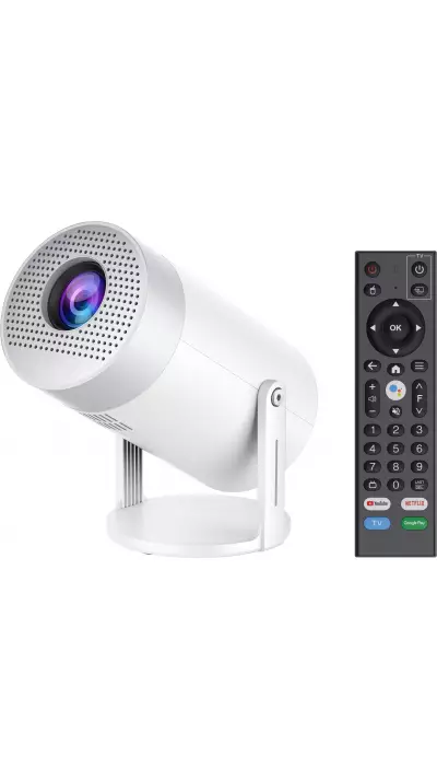 Smart Projecteur HD MG50 Multimédia LED Home Cinema avec Screen Mirroring (Android 12, Wi-Fi 6)